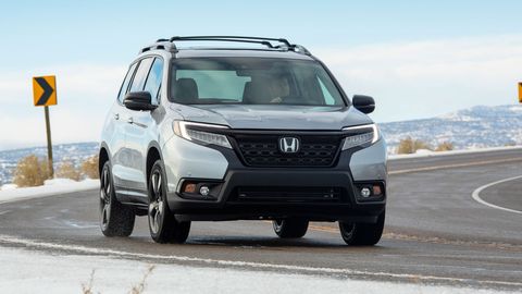 The 2019 Honda Passport comes with a 280-hp V6 and all-wheel drive.