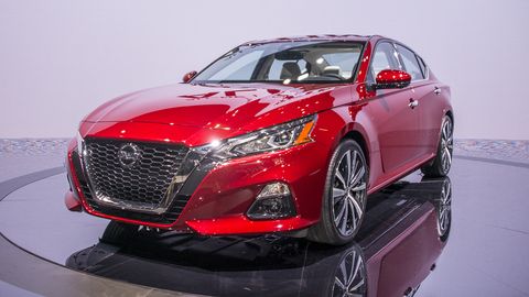 Nissan took the wraps off the all-new 2019 Altima at the New York auto show.