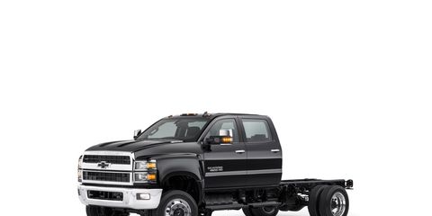 Chevrolet revealed its first-ever Silverado Class 4, 5 and 6 chassis cab trucks today at NTEA The Work Truck Show.
