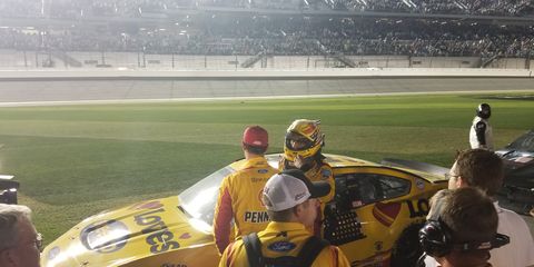 Joey Logano confronted Michael McDowell immediately after the Daytona 500.