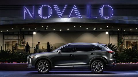 The 2019 Mazda CX-9 is only offered with a 2.5-liter turbocharged I4 making 250 hp on premium gas.