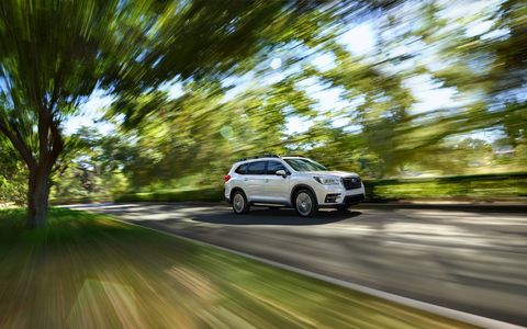The 2019 Subaru Ascent premiered at the Los Angeles Auto Show; it will come with a new turbocharged 2.4-liter boxer engine that produces 260 hp and 277 pound-feet of torque.
