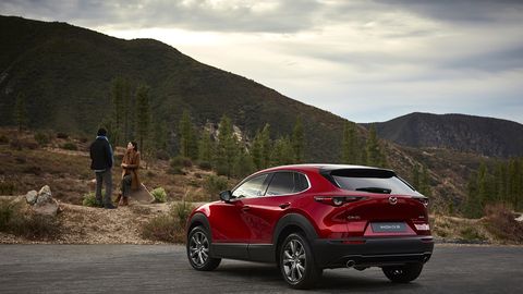 The Mazda CX-30&nbsp;starts just under $23,000 but can shoot past $30K if you add all the extra bells, whistles and optional paint.&nbsp;
