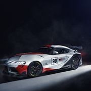 The GR Supra GT4 Concept was developed as a racing study model based on the GR Supra, TOYOTA GAZOO Racing’s first global model.