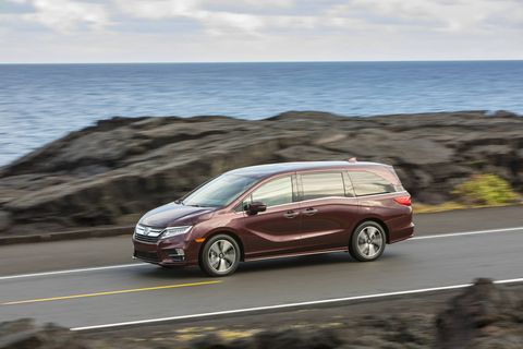 The 2019 Honda Odyssey only comes with a 3.5-liter V6 making a respectable 280 hp.