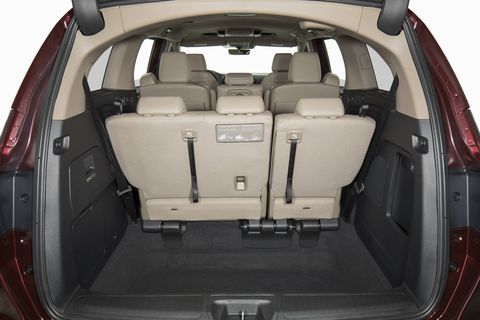 The 2019 Honda Odyssey is offered with an integrated vacuum, one of the most useful minivan additions of all time.