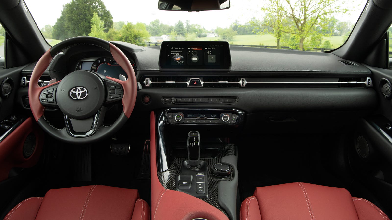 2022 toyota supra interior