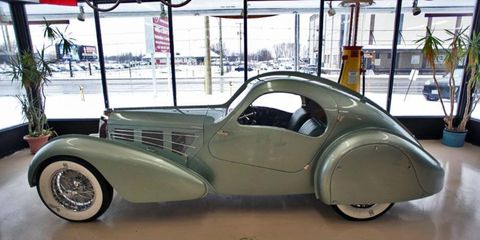 After years of labor, the long-lost, magnesium-bodied 1935 Bugatti Aerolithe coupe has been re-created.