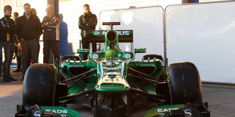 The Caterham C03 is launched on Tuesday in Jerez, Spain.