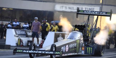 Top-seeded Brittany Force will take on Luigi Novelli in the opening round of eliminations on Sunday.