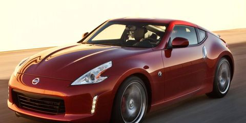 Mild changes to the front fascia mark the 2013 Nissan 370Z.