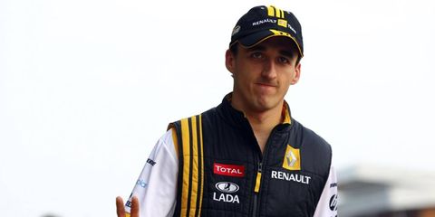Robert Kubica walks the paddock during the 2011 Korean Grand Prix