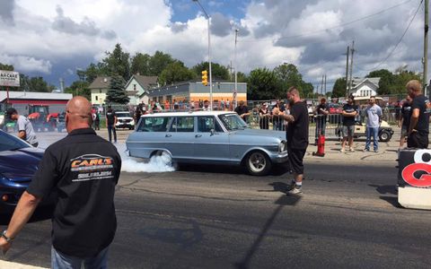 Roadkill Nights at M1 Concourse and Woodward Avenue had drag racing, thrill rides and a car show.