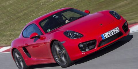 The 2014 Porsche Cayman S has more power and gets better fuel economy.