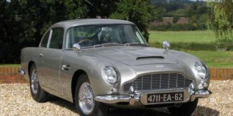This 1964 Aston Martin DB5 is a genuine James Bond car -- one of four constructed in association with the film series.