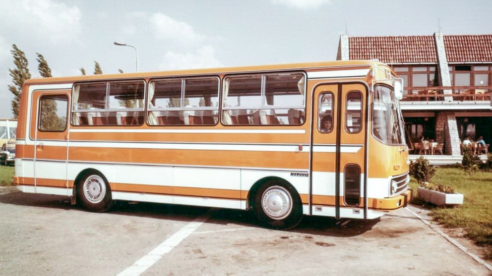 This Hungarian bus served American cities at the height of the Cold War