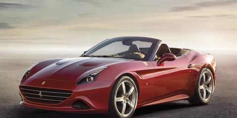 The Ferrari California T makes 552 hp from a turbo V8.