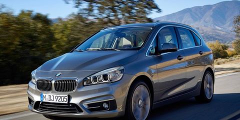 The new crossover style vehicle will also be the first BMW model to be sold  with three-cylinder power in the form of compact new turbocharged 1.5-liter gasoline engine.
