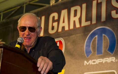 Drag-racing legend Don Garlits celebrated his 80th birthday with his closest friends in racing at Pomona, Calif.