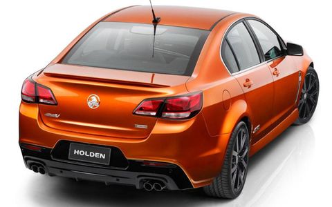 The Holden Commodore is based on the same platform as the Pontiac G8 and upcoming Chevy SS.