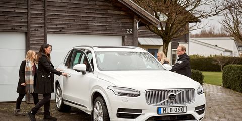 The Hain family is the first to get a semiautonomous Volvo XC90 to sample ahead of further commercial autonomous developments.