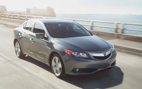 The 2013 Acura ILX Premium has a sporty side with the available six-speed manual.