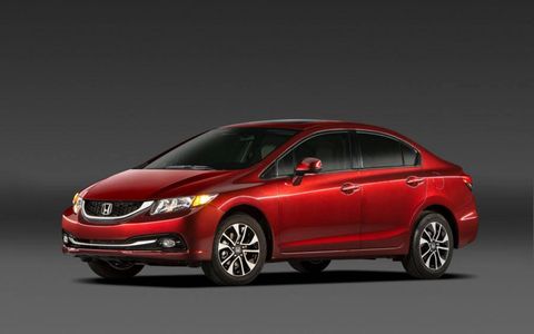 IIHS rated the 2013 Honda Civic a "top safety pick" in the small cars category.