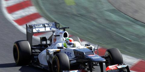 Formula One Testing: Sergio Perez