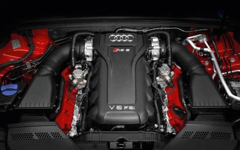 The RS5 will feature a tuned 4.2-liter engine