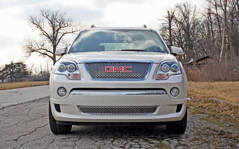 "The Acadia drives nicely for the most part. The engine/trans interface is smooth, the ride is not harsh over Detroit potholes, and it's overall a nice, relaxing cruiser." - Editor Wes Raynal