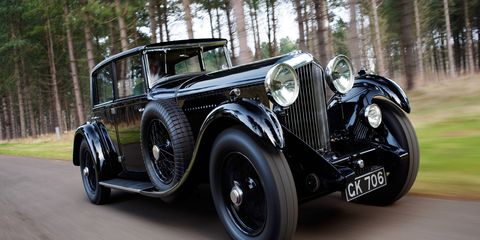 A 1931 Bentley 8-Litre Park Ward Sports Saloon, capable of 100 mph when new, will make an appearance at Hampton Court Palace this year.