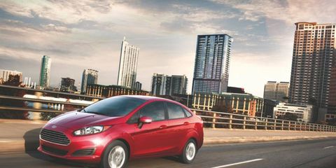 The 2014 Ford Fiesta SE sedan starts at a base price of $16,245.
