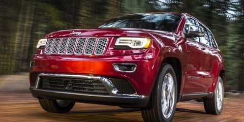 An eight-speed automatic transmission is standard on the 2014 Jeep Grand Cherokee.