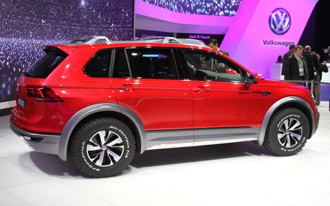 The 2016 Volkswagen Tiguan GTE Active Concept made its debut at the at the 2016 Detroit Auto Show in January.