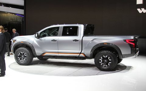 The Nissan Titan Warrior concept debuts at the Detroit auto show.