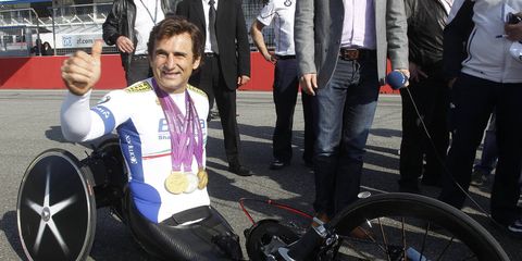 Alex Zanardi, who lost his legs in a 2001 wreck, said he'd like to drive in the Indy 500.