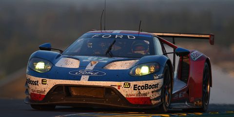 The second-place Ford GT at Le Mans on Sunday.
