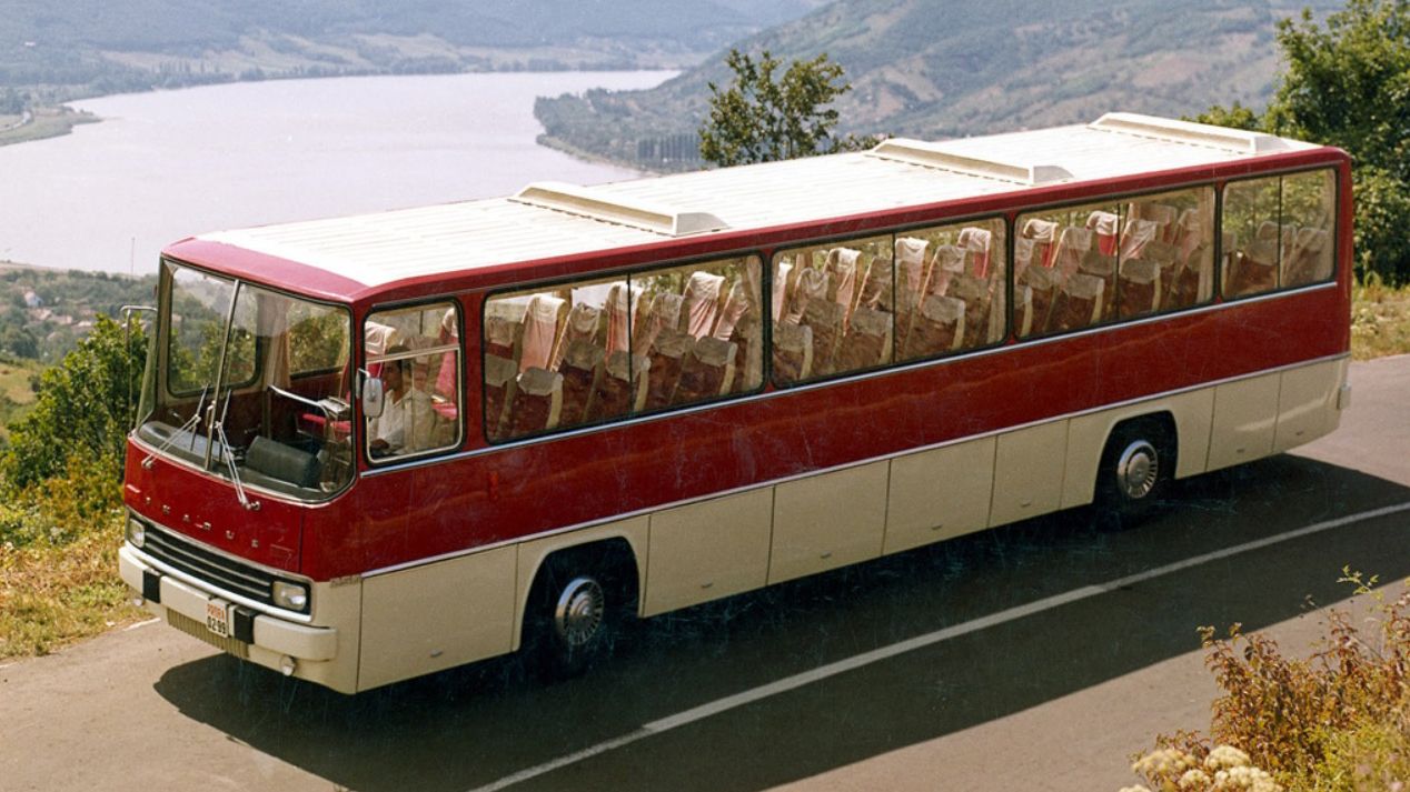 This Hungarian bus served American cities at the height of the Cold War