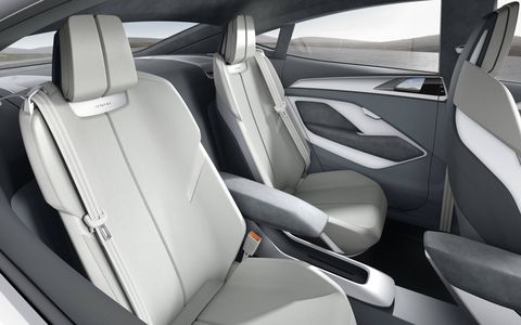 The Audi e-tron Sportback concept makes its debut at the Shanghai auto show.