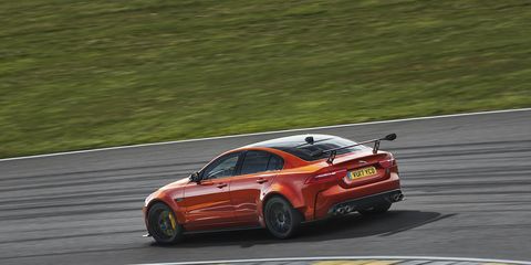 Project 8 features manually adjustable ride height, aerodynamics and Intelligent Driveline Dynamics settings for circuit use. The optional two-seat Track Pack version saves 27 pounds.