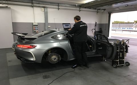 Mercedes AMG GT4 Racecar More Details