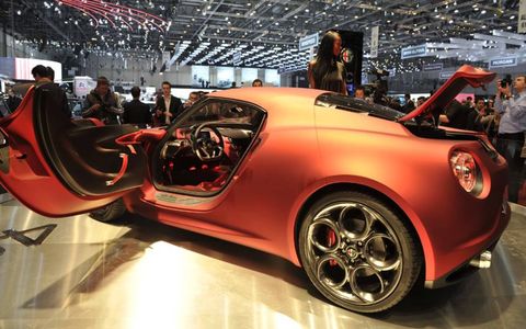 The Alfa Romeo 4C concept