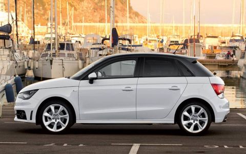 The Audi A1 sports all-wheel drive and a fuel-sipping engine.