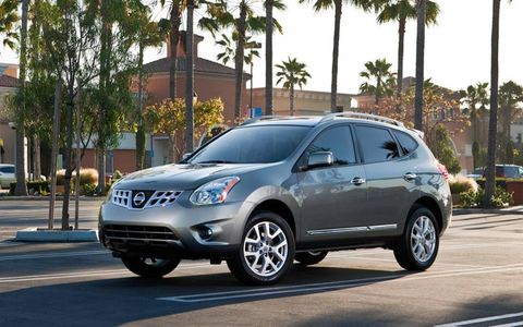The 2013 Nissan Rogue SV is powered by a 2.5-liter four-cylinder engine making 170 hp and 175 lb-ft of torque.