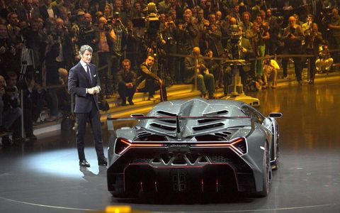 Lamborghini CEO Stephan Winkelmann explains the Veneno.