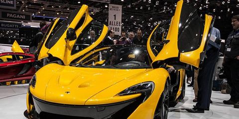 The McLaren P1 supercar will wear a lofty price tag of $1.15 million when North American deliveries begin in early 2014.