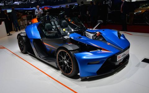 The KTM X-Bow GT is meant to act like an open-air race car.