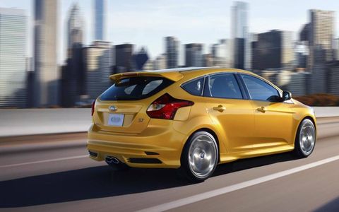 Offered at the base price of $24,495, the 2013 Ford Focus ST is a bargain.