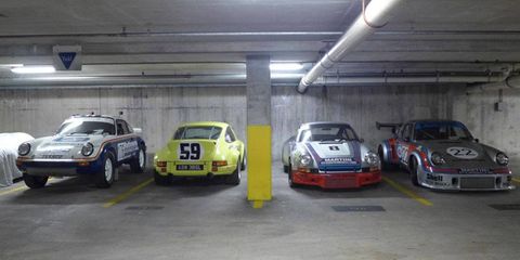 The 2013 Amelia Island Concours d'Elegance will feature the Porsche 911. We spotted a few pre-show in the Ritz Carlton parking garage before security kindly suggested we leave. Seriously, they were super nice about it.