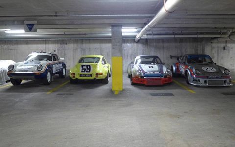 The 2013 Amelia Island Concours d'Elegance will feature the Porsche 911. We spotted a few pre-show in the Ritz Carlton parking garage before security kindly suggested we leave. Seriously, they were super nice about it.